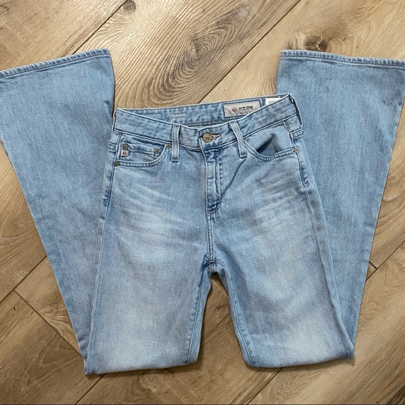 AG Quinne High Rise Vintage Ag-Ed Flare Bottom Jeans Denim 25 - Picture 5 of 8